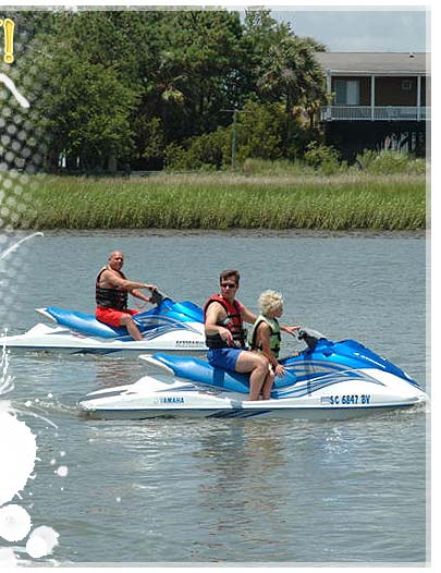 Charleston, SC Waverunner, Jetski, SeaDoo Guided Tours and Rentals