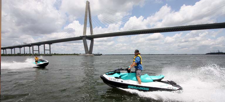 Jet Ski Charleston Harbor Tour