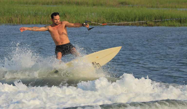 Wake Surfing